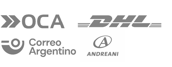 Logos Oca DHL Correo Argentino Andreani